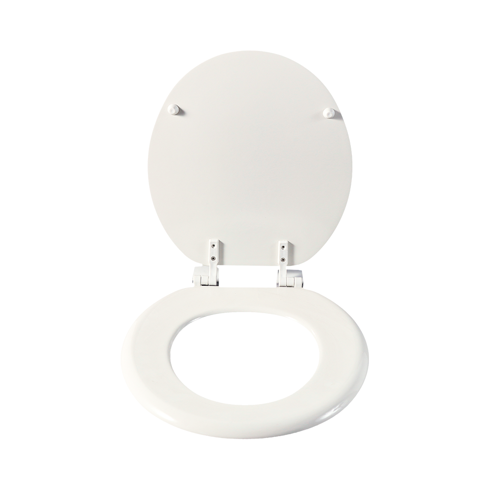 Economy 17" white molded toilet seat