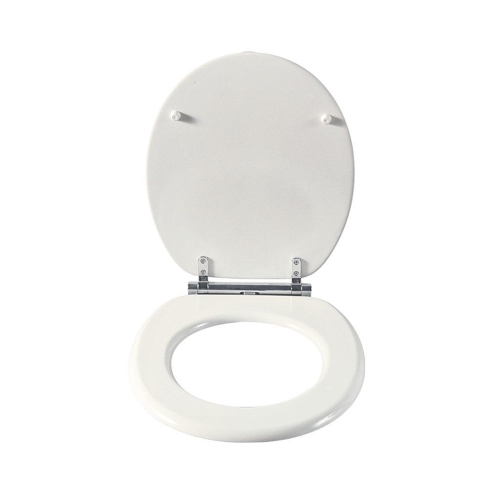 One touch quick release slow drop zinc alloy hinges heat transfer printed toilet seat 