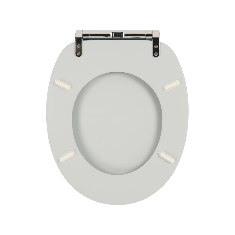 Matte gray skin-like textured molded toilet seat Matte gray skin-like textured molded toilet seat