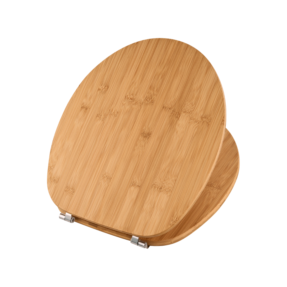 Carbonized matte moso bamboo toilet seat Carbonized matte moso bamboo toilet seat