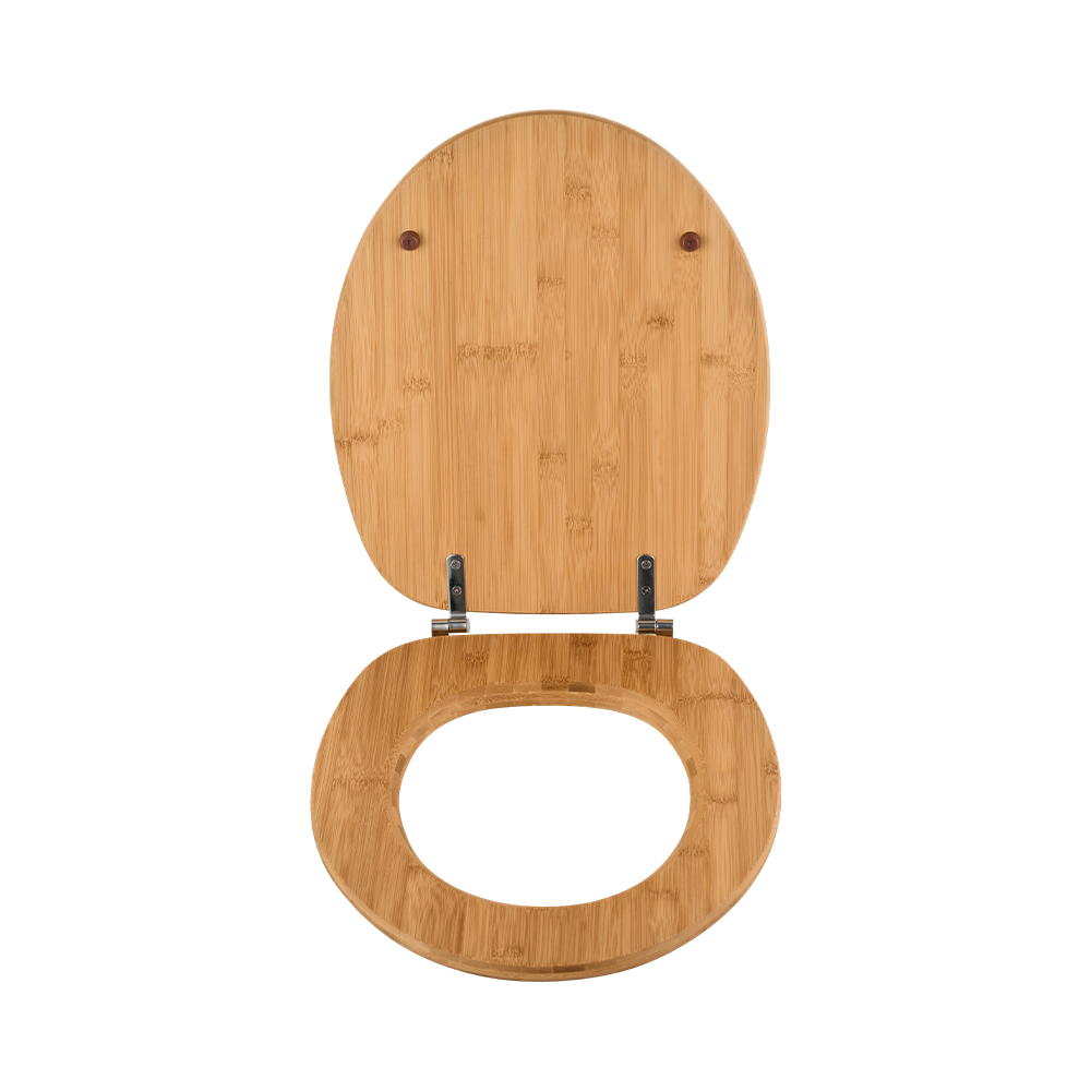 Carbonized matte moso bamboo toilet seat Carbonized matte moso bamboo toilet seat