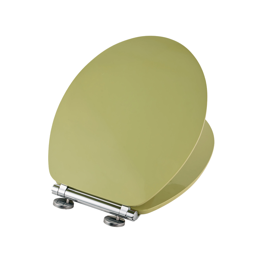 Green high-gloss flat MDF toilet seat Green high-gloss flat MDF toilet seat