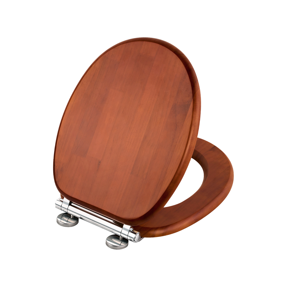 Antique-finish matte pine toilet seat Antique-finish matte pine toilet seat