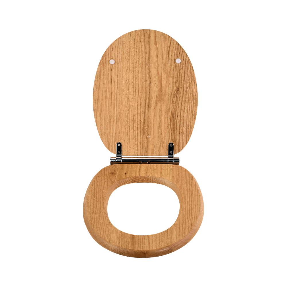 Natural matte oak toilet seat Natural matte oak toilet seat