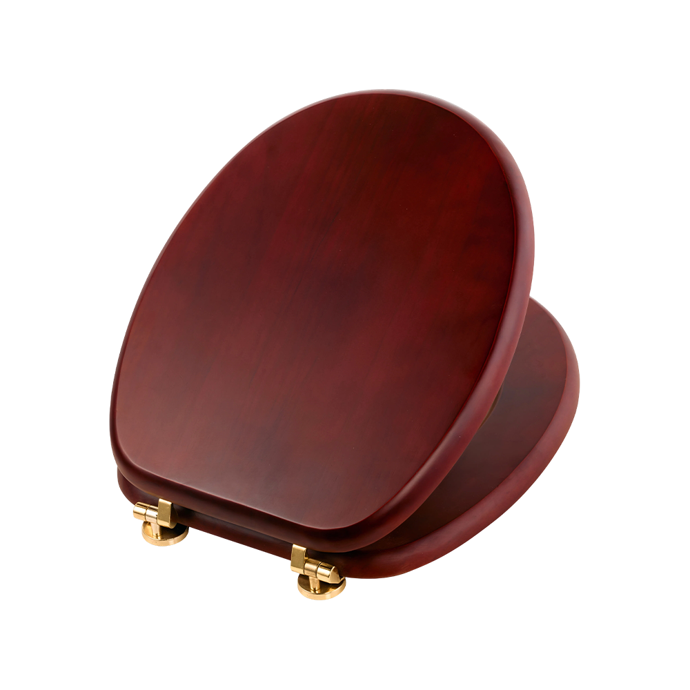 Red cultural revolution-style matte pine toilet seat Red cultural revolution-style matte pine toilet seat