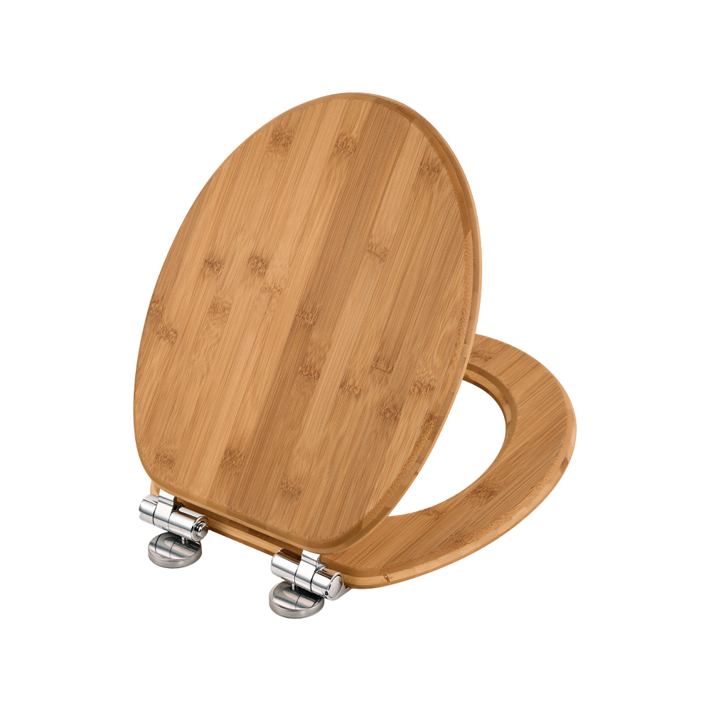 Carbonized matte moso bamboo toilet seat Carbonized matte moso bamboo toilet seat