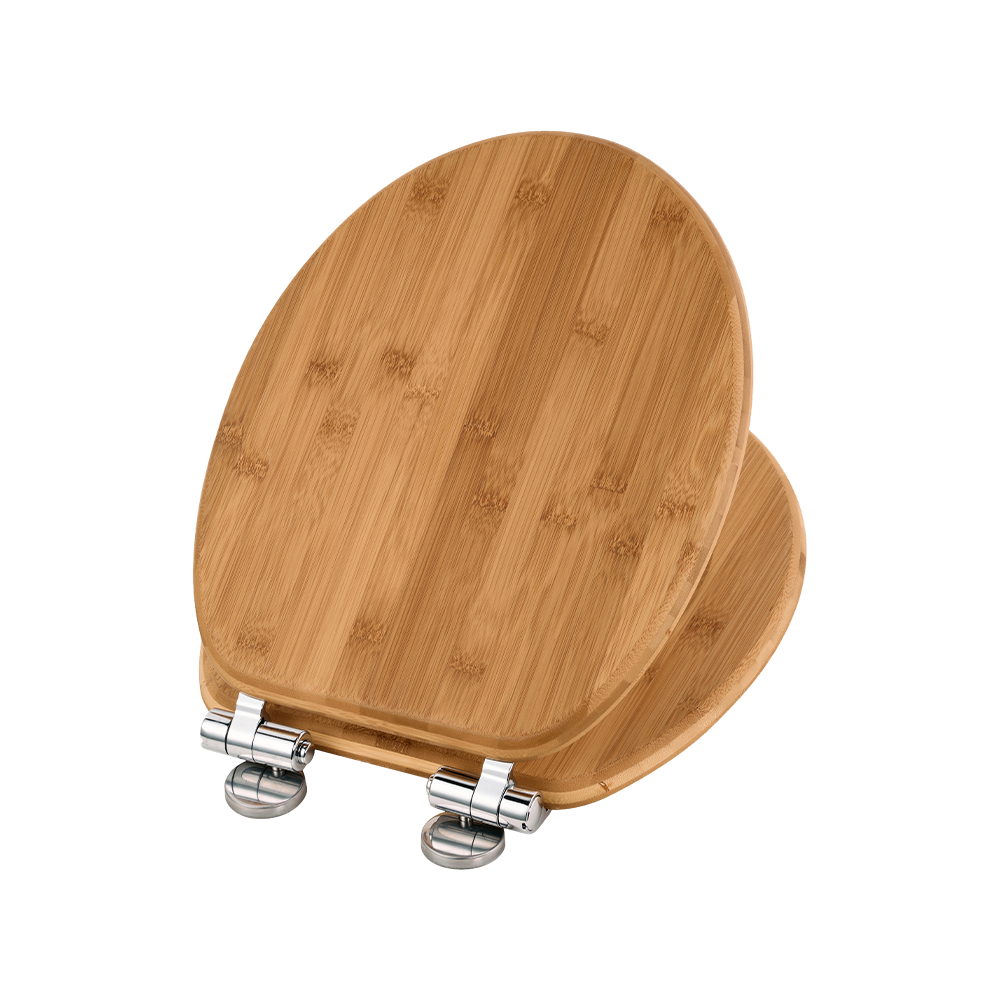 Carbonized matte moso bamboo toilet seat Carbonized matte moso bamboo toilet seat