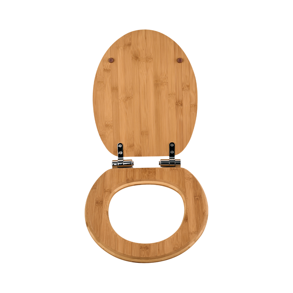 Carbonized matte moso bamboo toilet seat Carbonized matte moso bamboo toilet seat