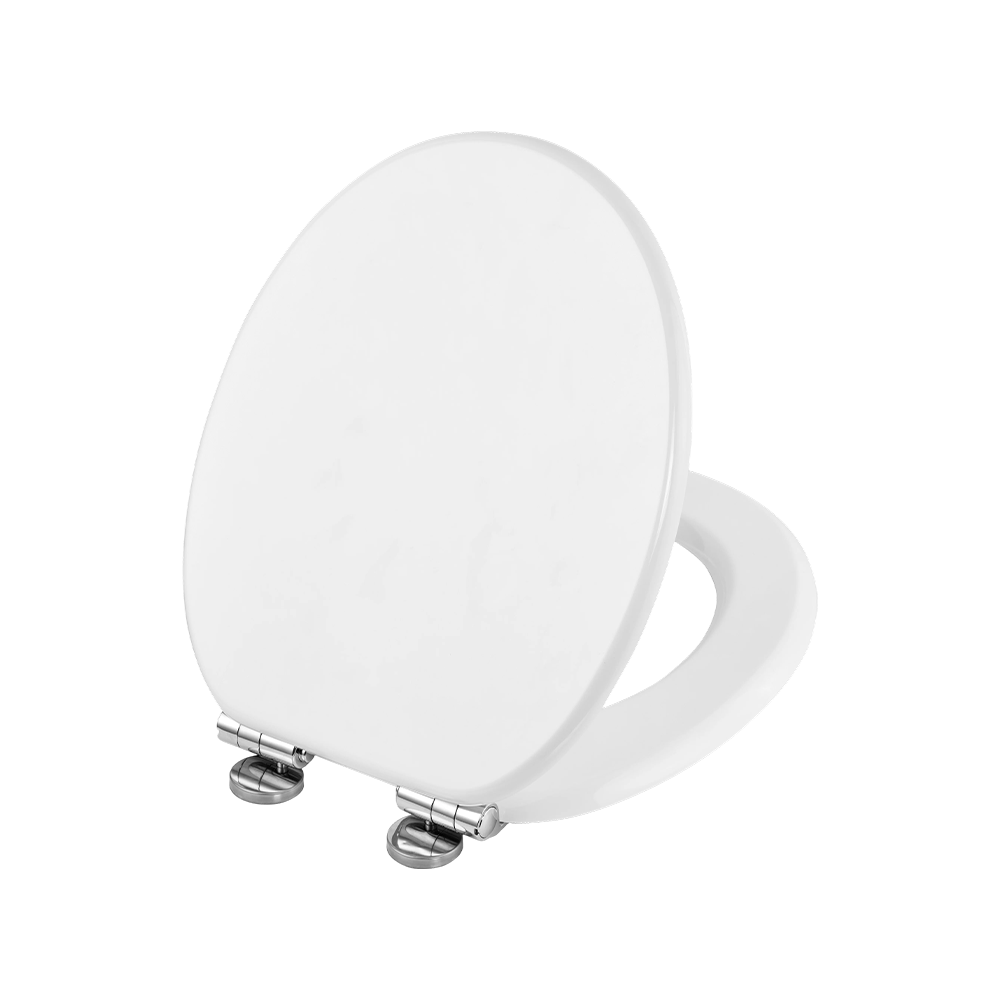 White high-gloss MDF toilet seat White high-gloss MDF toilet seat