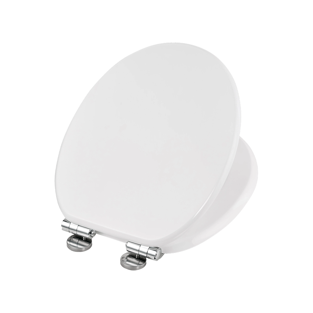 White high-gloss MDF toilet seat White high-gloss MDF toilet seat