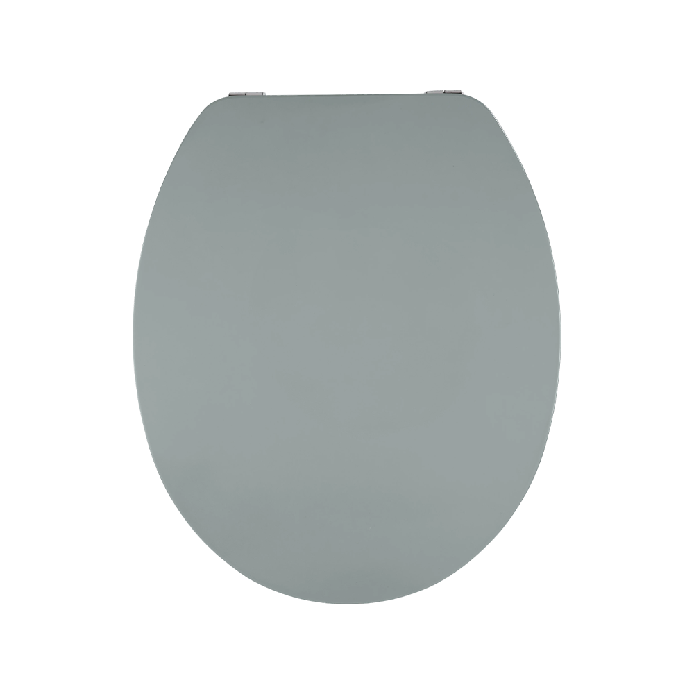 Gray high-gloss flat MDF toilet seat Gray high-gloss flat MDF toilet seat