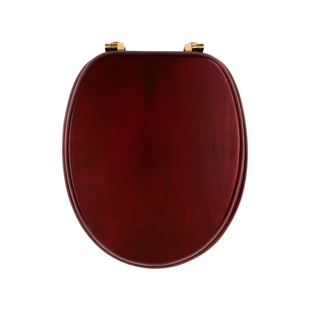 Red cultural revolution-style matte pine toilet seat Red cultural revolution-style matte pine toilet seat