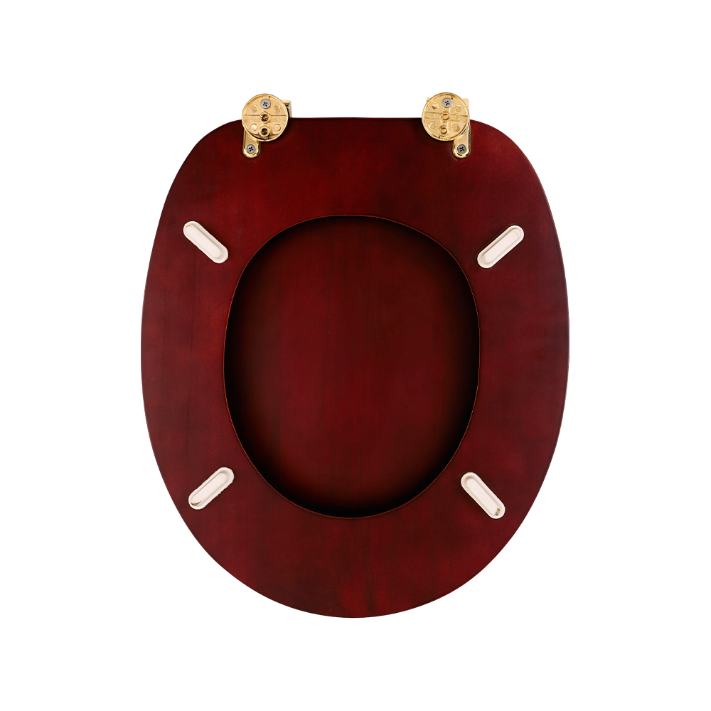 Red cultural revolution-style matte pine toilet seat Red cultural revolution-style matte pine toilet seat