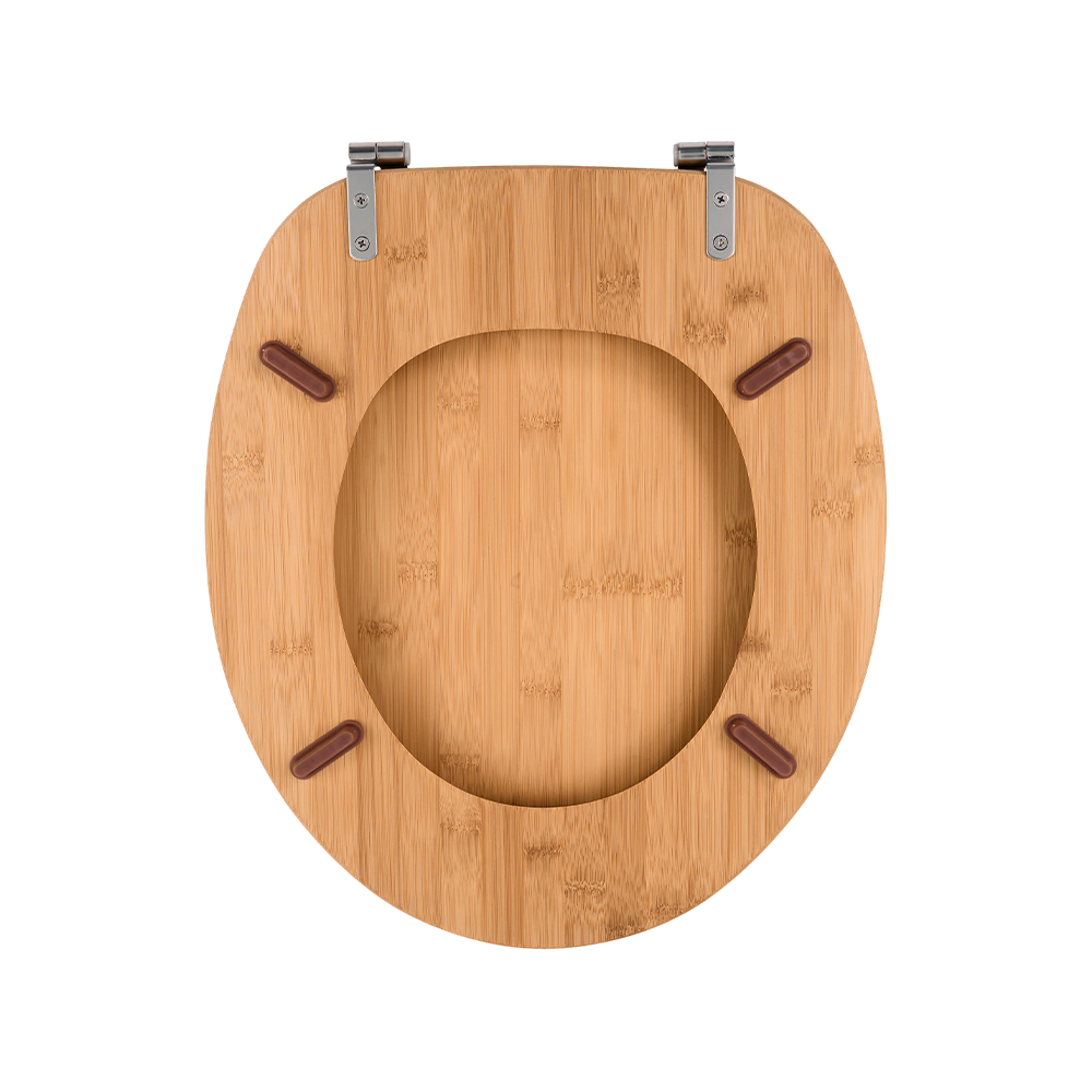 Carbonized matte moso bamboo toilet seat Carbonized matte moso bamboo toilet seat