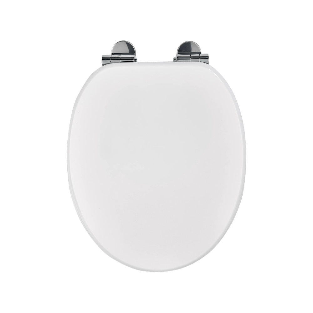 White high-gloss MDF toilet seat White high-gloss MDF toilet seat