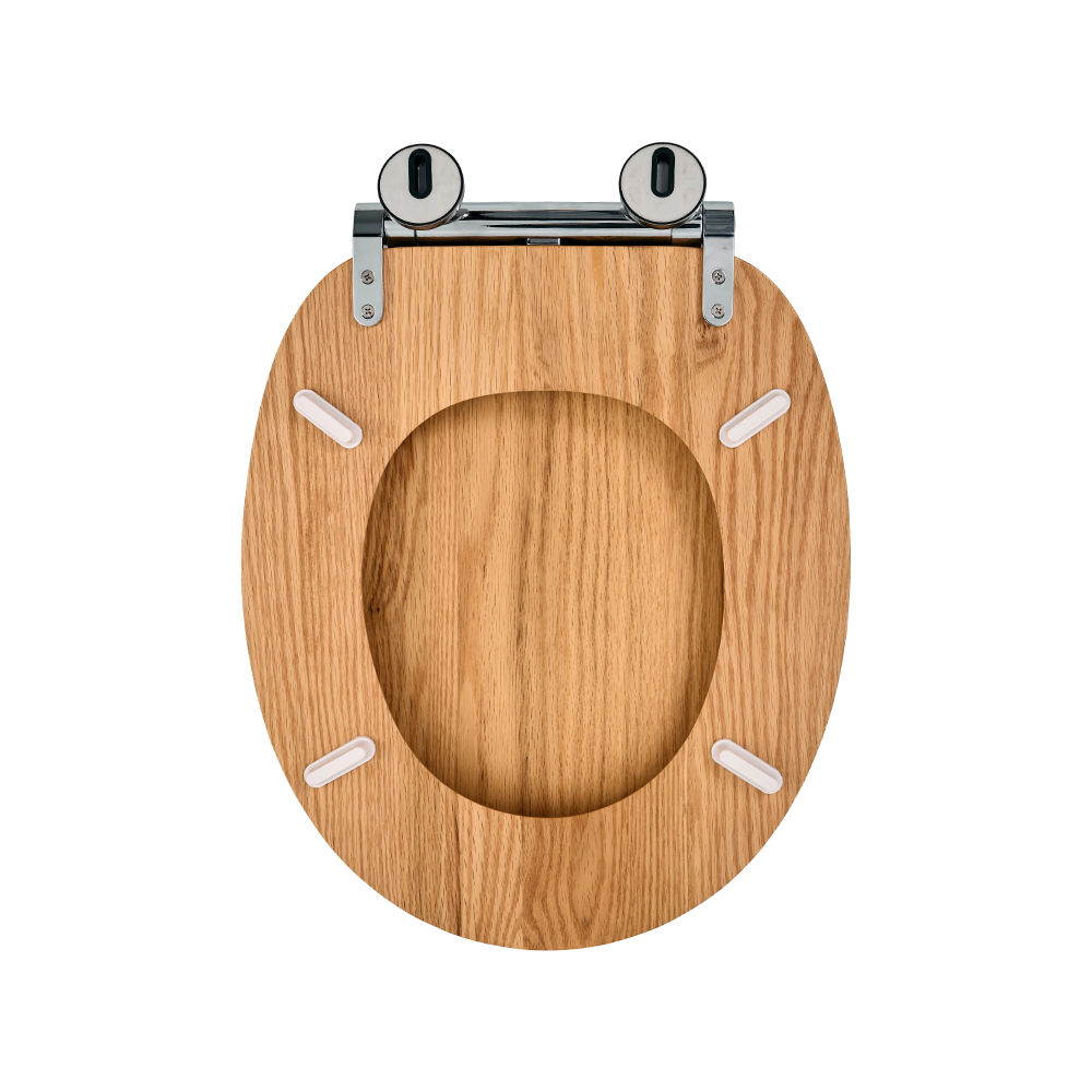 Natural matte oak toilet seat Natural matte oak toilet seat