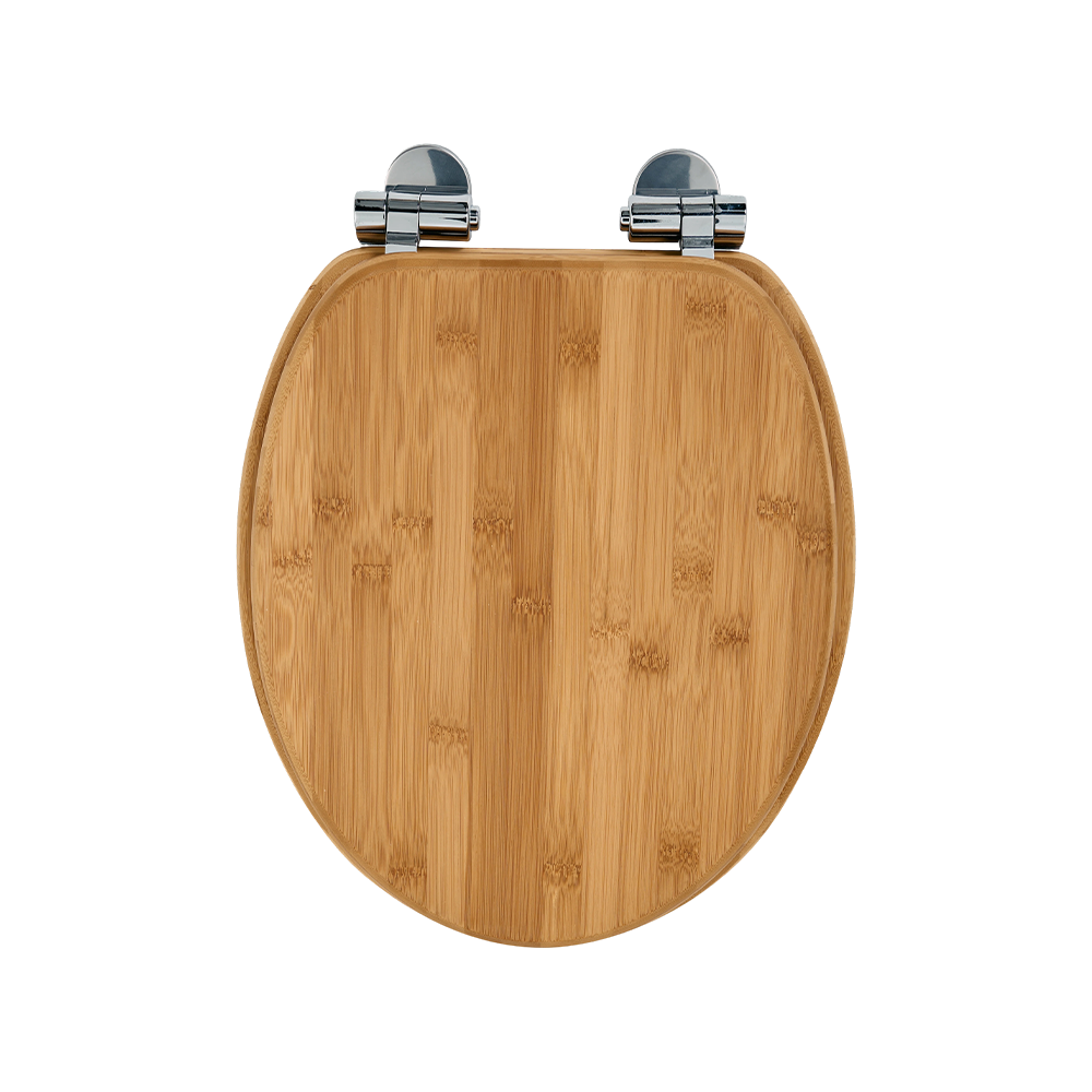 Carbonized matte moso bamboo toilet seat Carbonized matte moso bamboo toilet seat