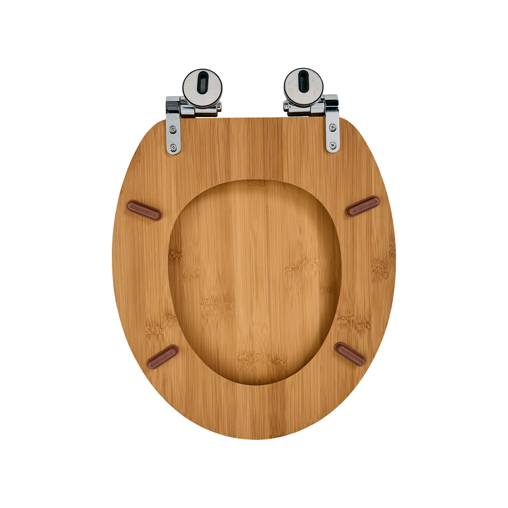 Carbonized matte moso bamboo toilet seat Carbonized matte moso bamboo toilet seat