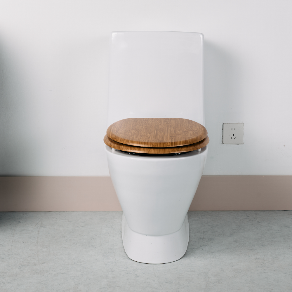 Moso bamboo PVC molded toilet seat Moso bamboo PVC molded toilet seat
