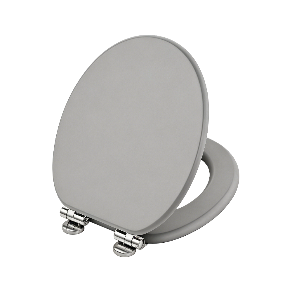 Matte gray MDF toilet seat Matte gray MDF toilet seat