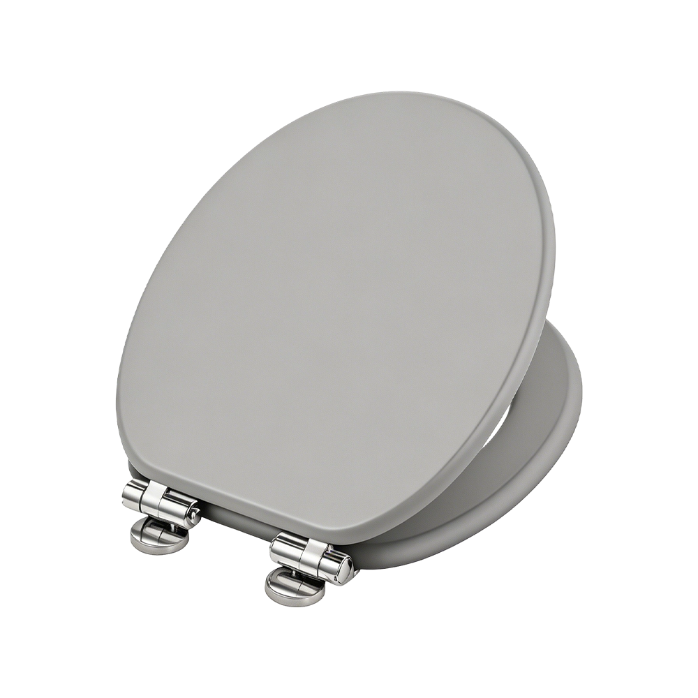 Matte gray MDF toilet seat Matte gray MDF toilet seat