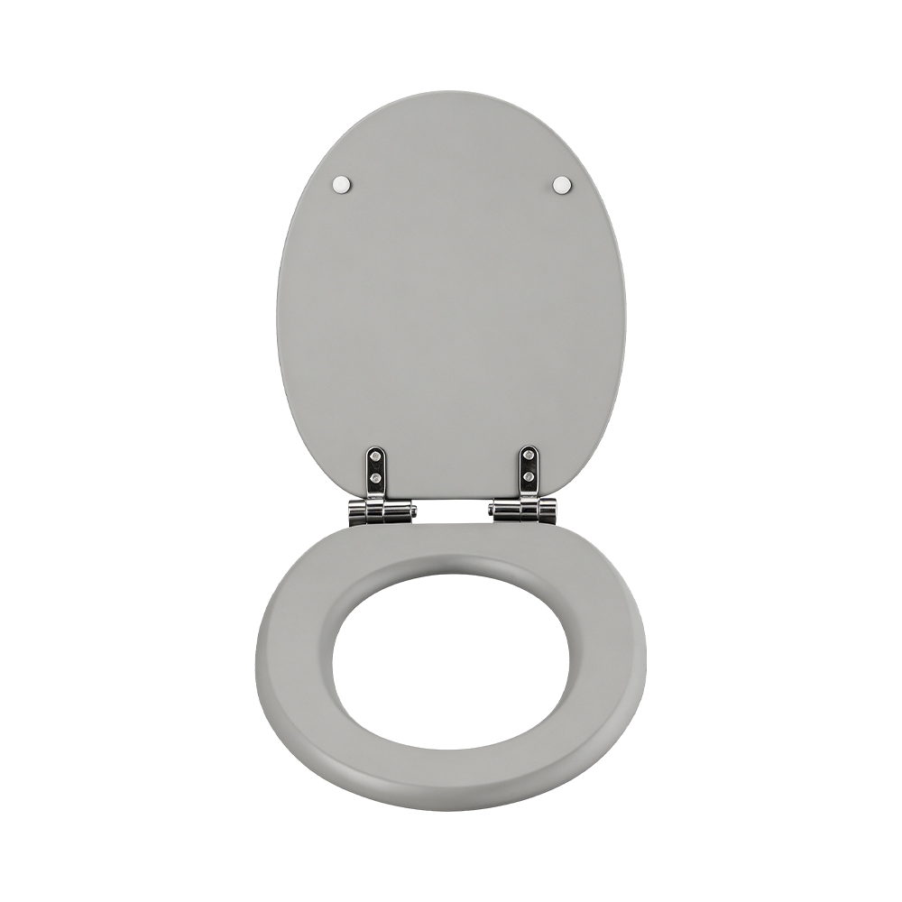 Matte gray MDF toilet seat Matte gray MDF toilet seat