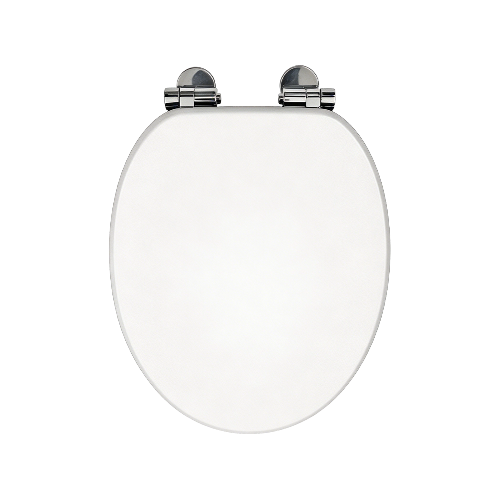 White matte MDF toilet seat White matte MDF toilet seat