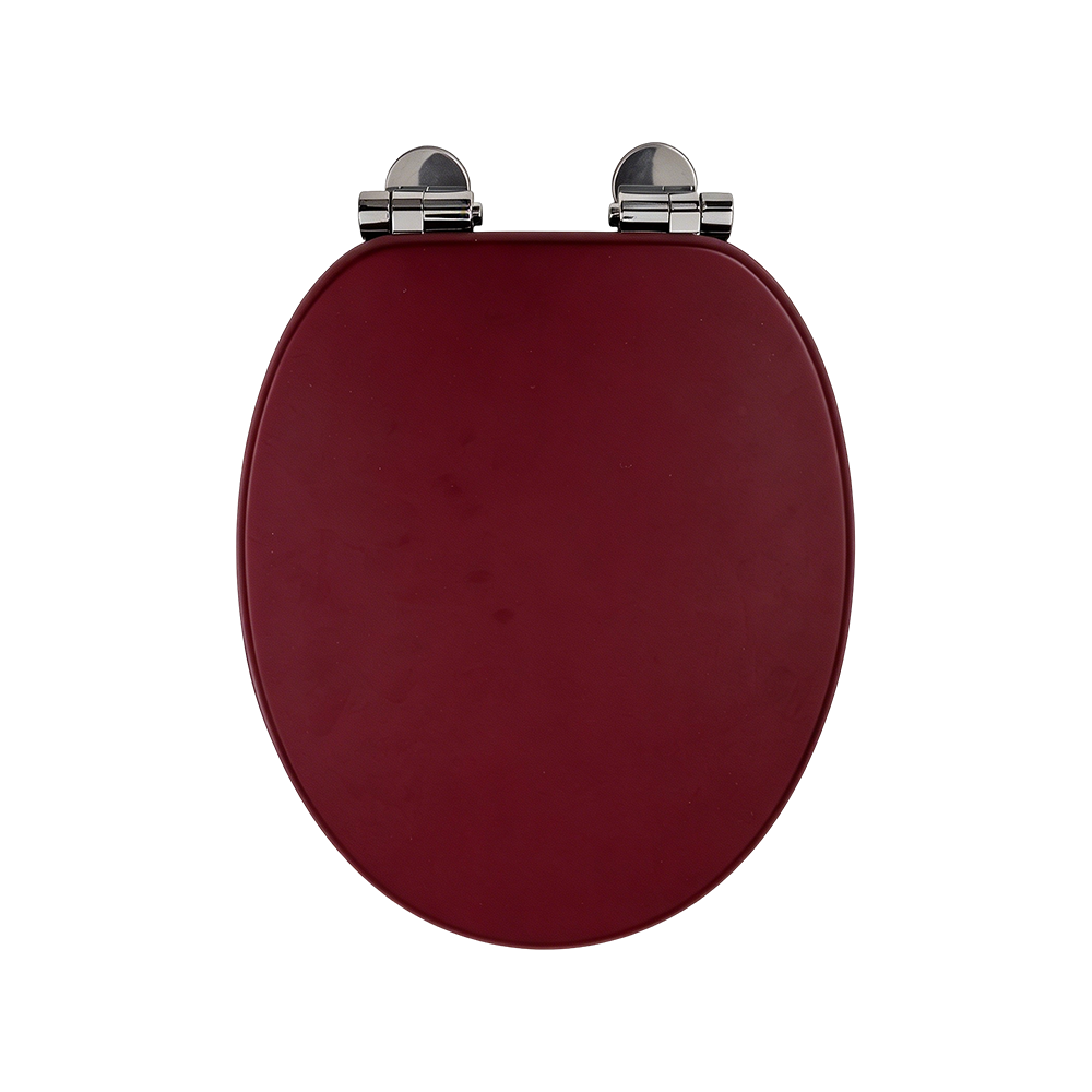 Red high-gloss flat MDF toilet seat Red high-gloss flat MDF toilet seat