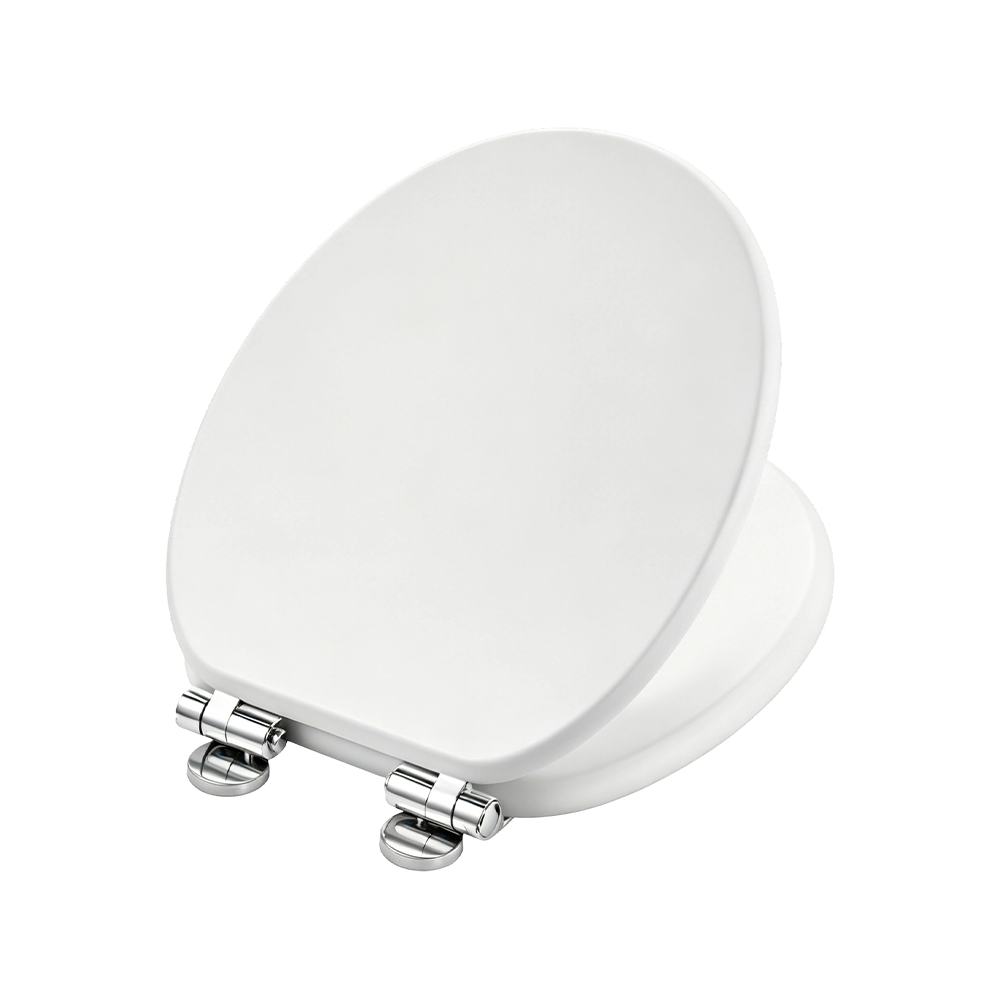 White matte MDF toilet seat White matte MDF toilet seat